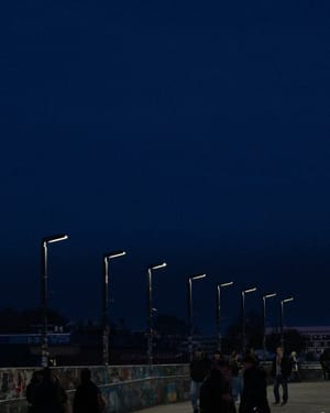 Night time at Warschauer Straße